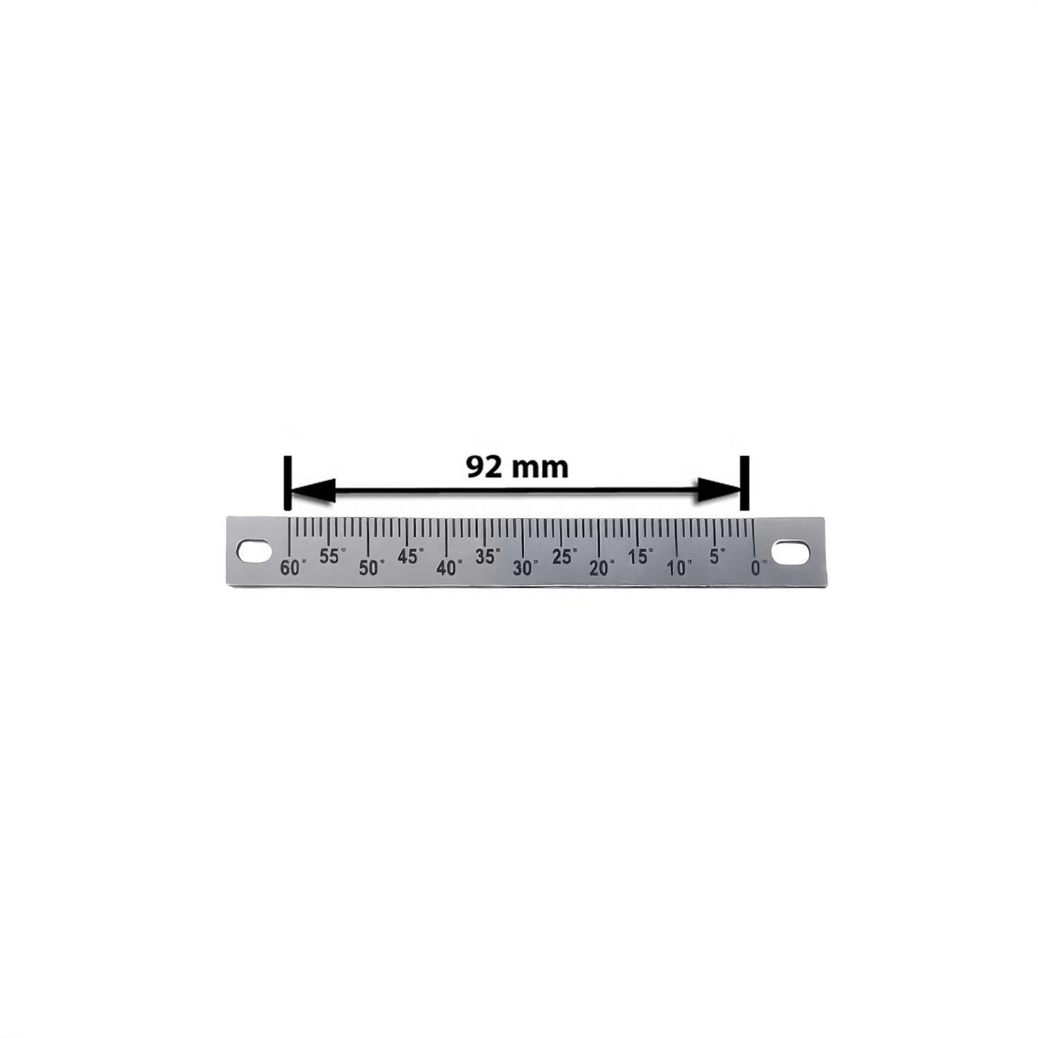 Skala kątowa do przecinarki taśmowej długa 92mm