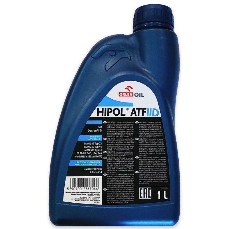 ORLEN olej przekładniowy HIPOL ATF II D 1L