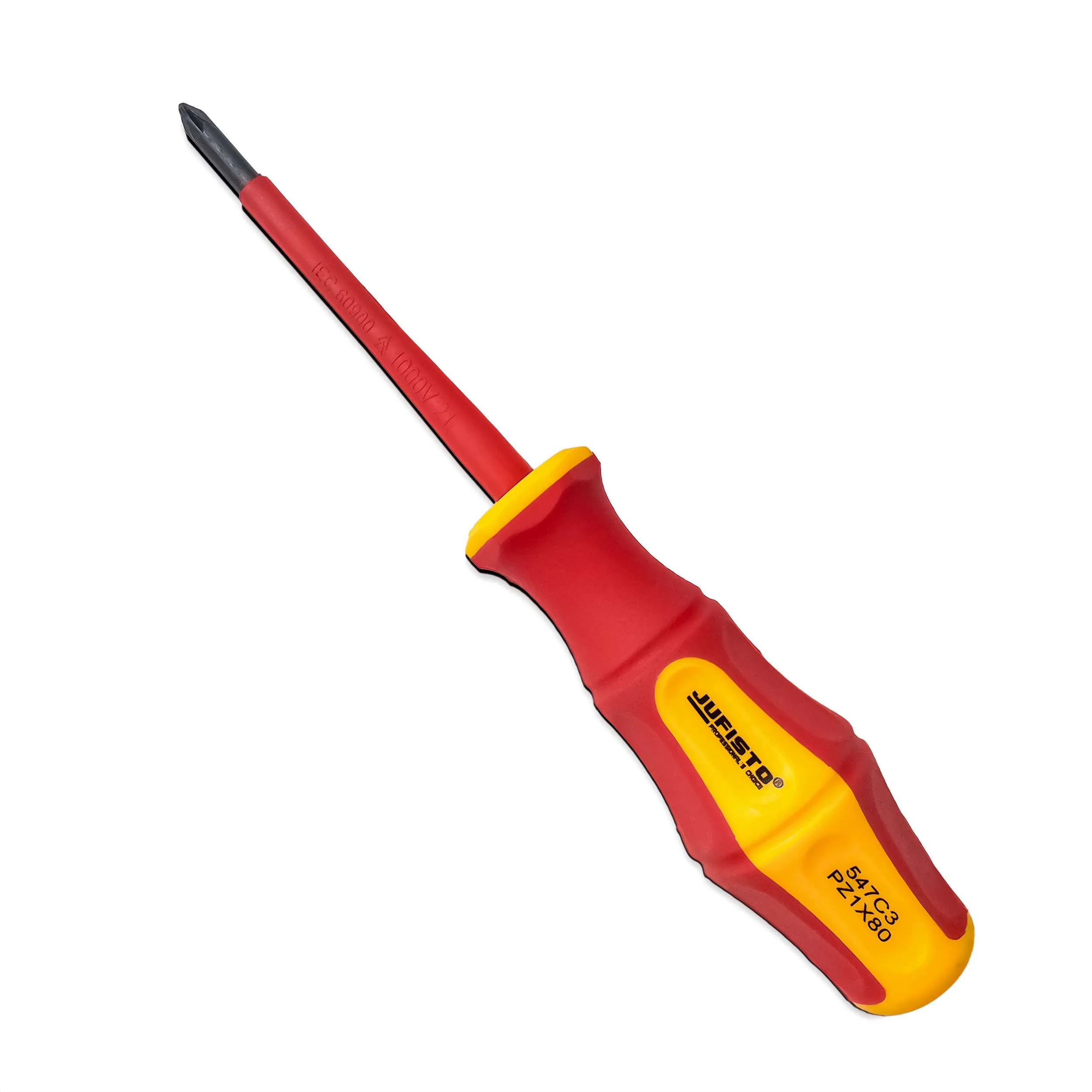 Wkrętak izolowany 1000 V, krzyżowy PZ1 x 80 mm